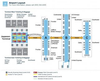 Terminal-map-denver-airport | Vail Aspen Limo