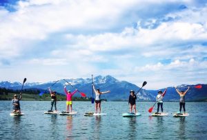 paddle board lake dillon